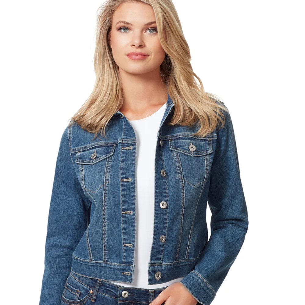Jessica Simpson Pixie Blue Denim Jacket - image 1